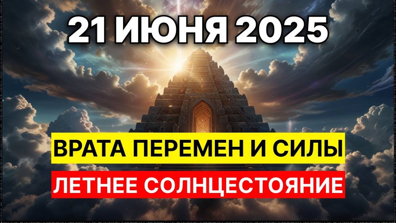 Летнее солнцестояние 2025 Врата перемен и внутренней силы