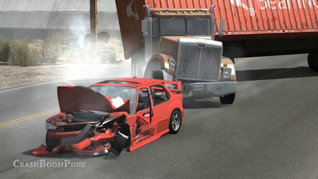Краш тест: BeamNG Drive High Speed Crashes #41