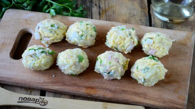 Картофельные шарики во фритюре