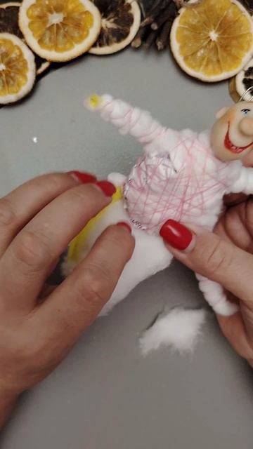 Как сделать каркас для ватной игрушки Клоун 🤡