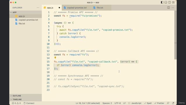 4 Understanding File System. 23. Three Different Ways of Doing the Same Thing