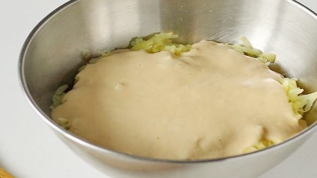 Картофельные оладьи с сыром