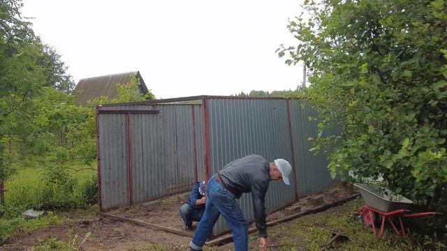 Ставим ракушку! Отжали тележку!