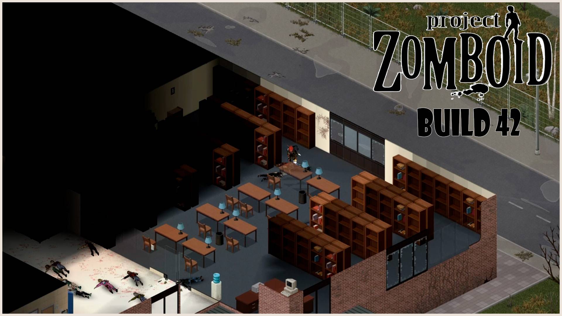 Выживание Project Zomboid Build 42 #33 Толпы зомби за КНИГИ !