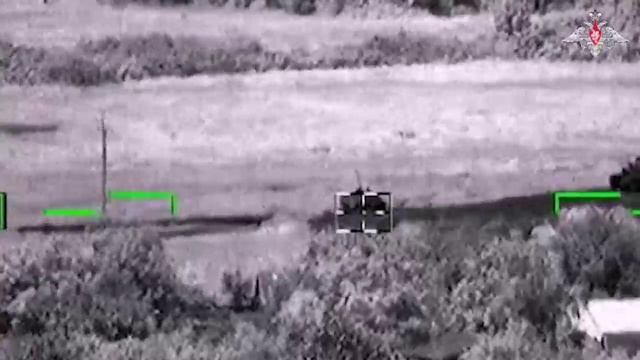 Поражение  брони ВСУ с последующей детонацией боекомплекта