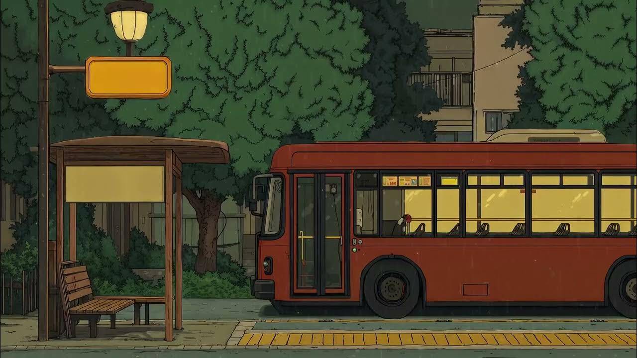 quiet stop waiting for the journey to begin   a playlist for calm moments at the bus stop