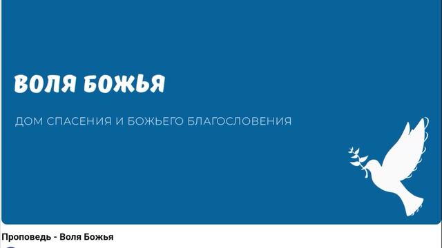 Воля Божья