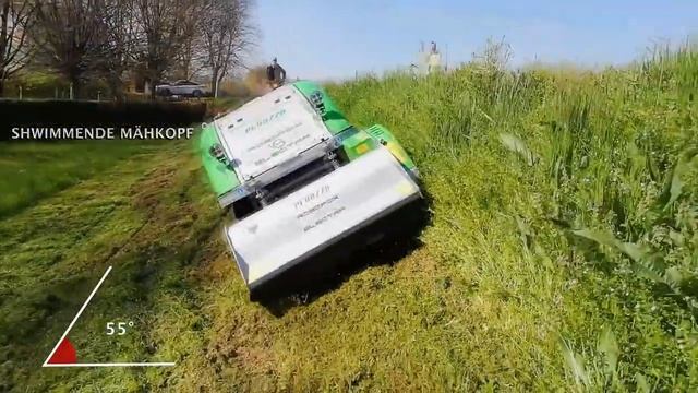 Цеповая радиоуправляемая косилка Peruzzo Robofox Electra
