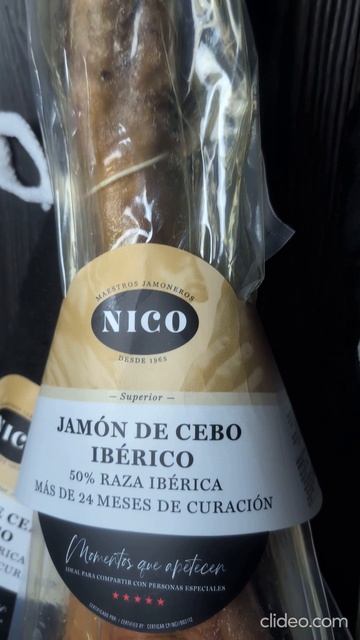 Хамон Иберико де Себо на кости от марки Nico | ДОМ ХАМОНА