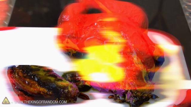 Rainbow Chicken vs 1000ºF Kitchen Knife | Is The Rainbow Chocolate Chicken A Match For This Knife?