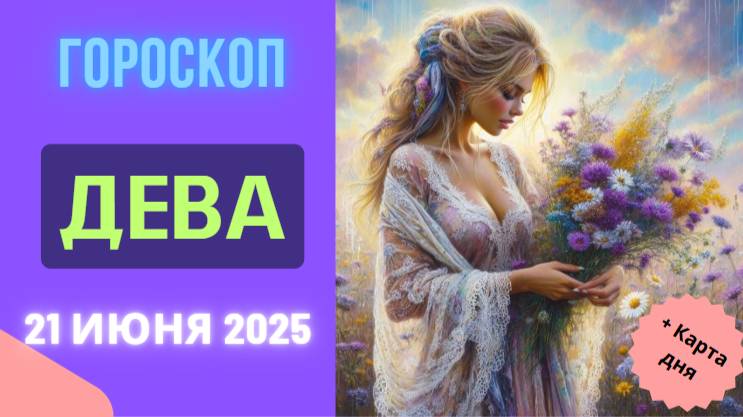 ♍ ГОРСКОП НА СЕГОДНЯ 21 ИЮНЯ 2025 ДЛЯ ДЕВ — ПОРЯДОК И ВНИМАНИЕ К ДЕТАЛЯМ!
