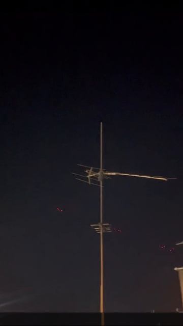 Видео работы ПВО в небе над Тегераном.