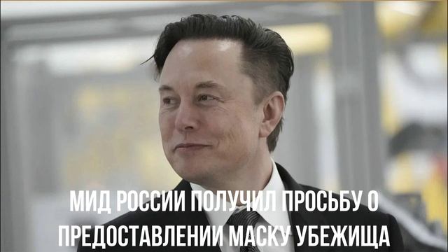 МИД России получил просьбу о предоставлении Маску убежища