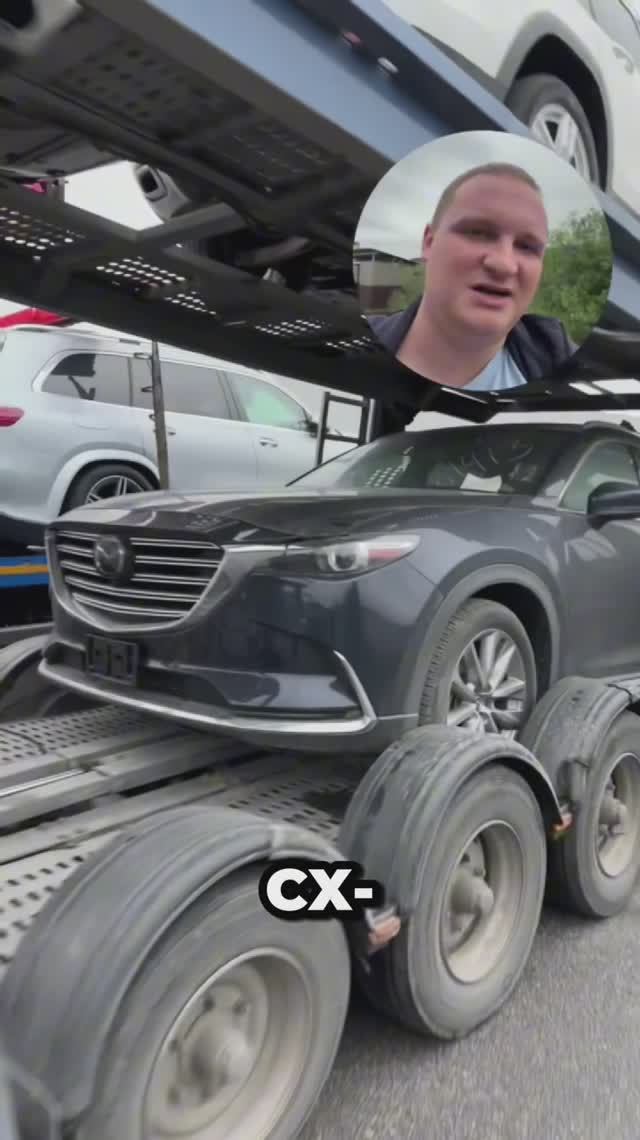 Привезли Mazda CX-9 для нашего клиента в Санкт-Петербург