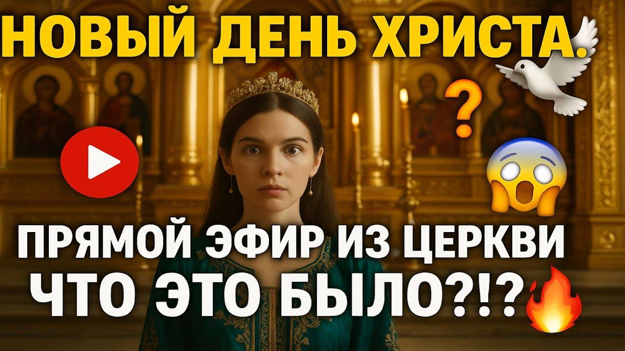 🕊️ НОВЫЙ ДЕНЬ ХРИСТА! 😱 Прямой эфир из ЦЕРКВИ – ЧТО ЭТО БЫЛО! 🔥