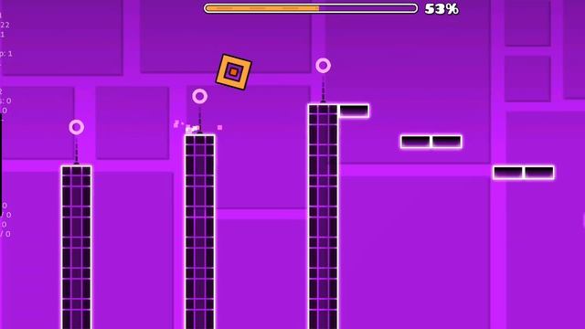 1 уровень STEREO MADNES 3 COINS GEOMETRY DASH 3 монеты геометри даш