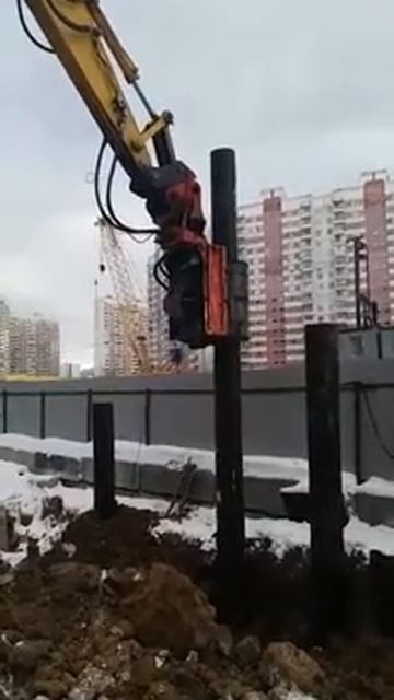 Перехват трубы - погружение шпунта