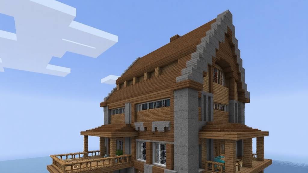 🔨 Подготовка к вершине — начинаем крышу! 🏠🧱