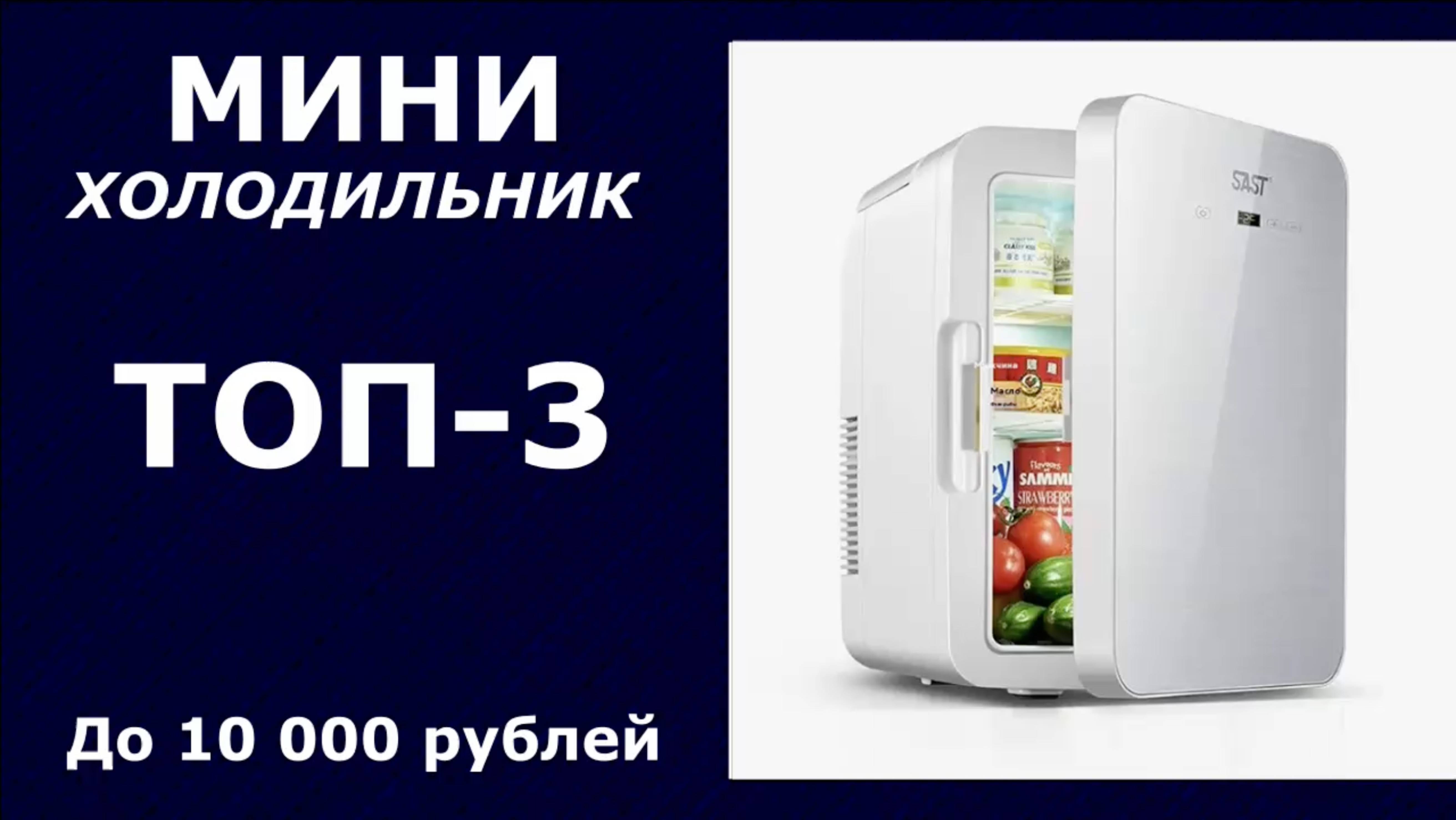 ТОП-3. Мини-холодильник до 10 000 рублей