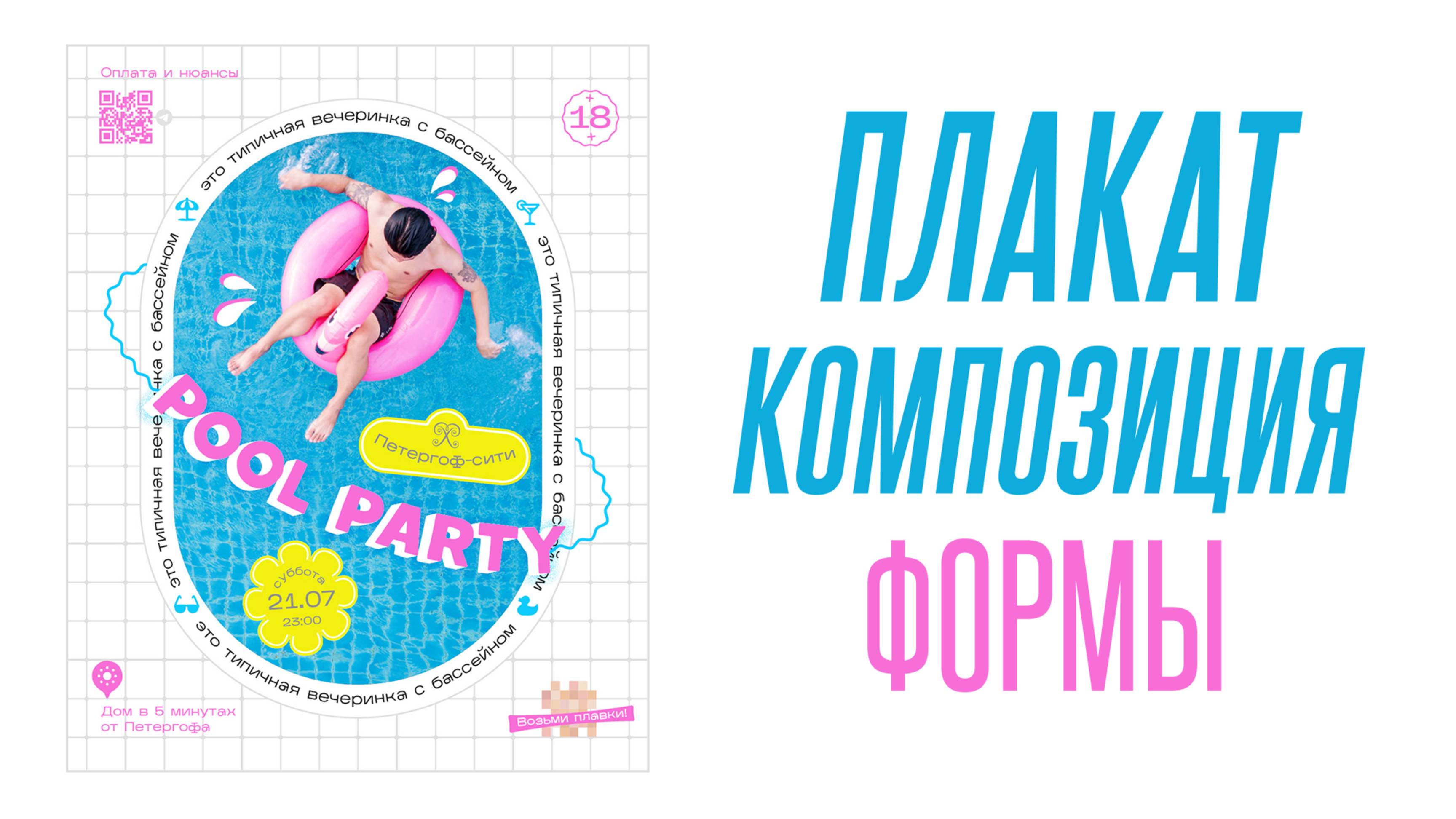 Плакат Композиция Формы