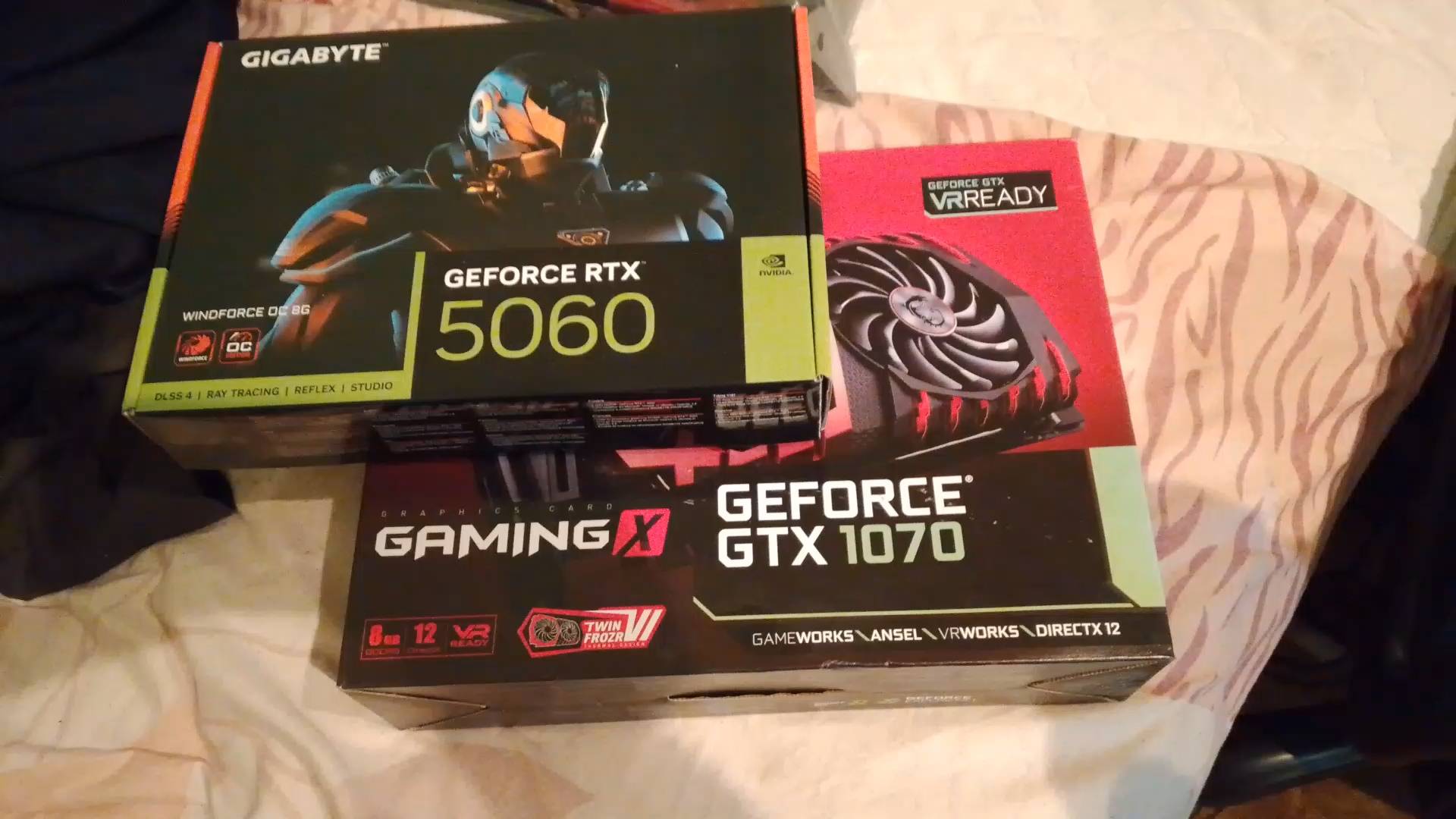 Обновил Видеокарту(1070gtx) на Gigabyte GeForce RTX 5060 Windforce 8 ГБ, Распаковка . Тесты в Играх