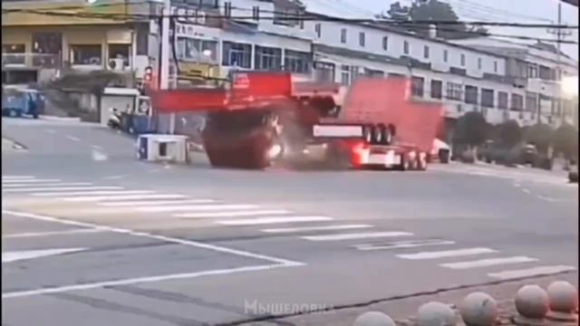 Курьезное ДТП в Китае.