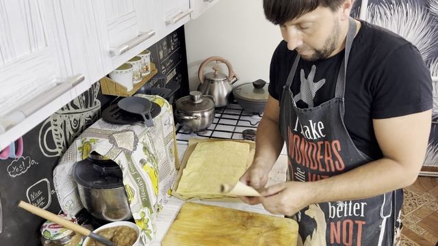 Торт ЖОЗЕФИНА. Мой вариант (с яблочным джемом). Нежнейший результат!