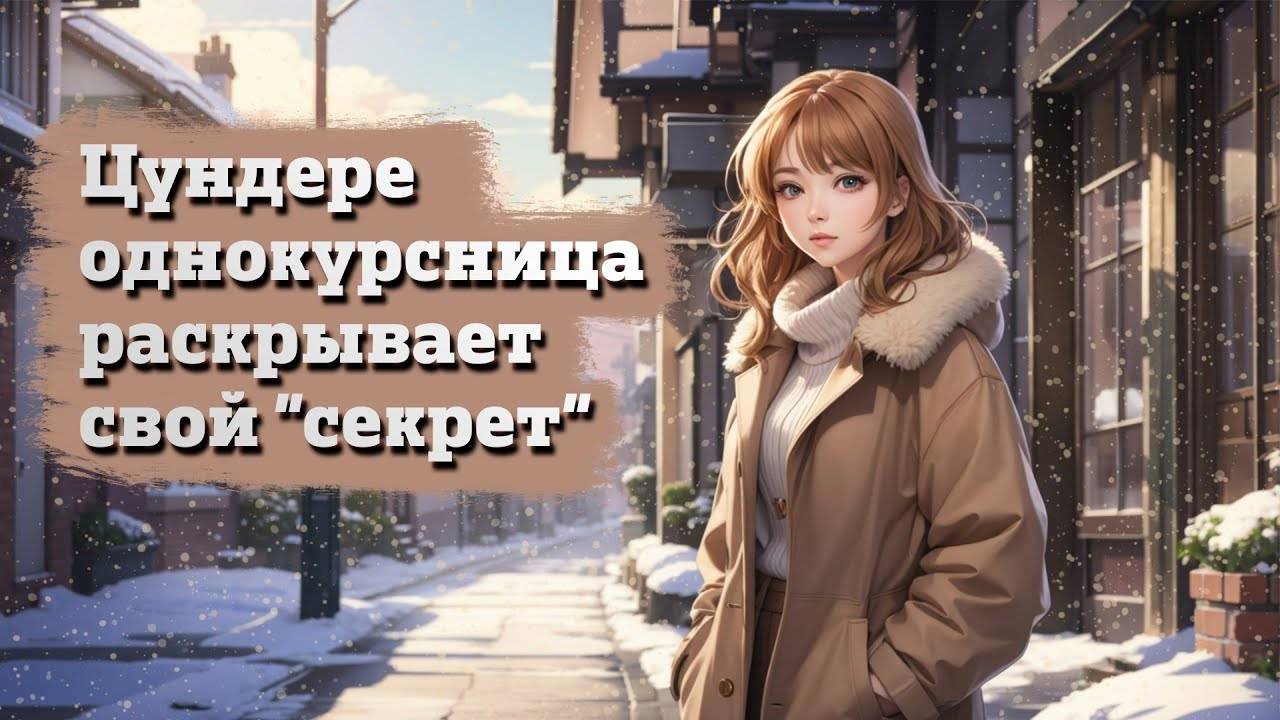 40 Цундере однокурсница раскрывает свой  секрет  _ ASMR RP _ Часть 3
