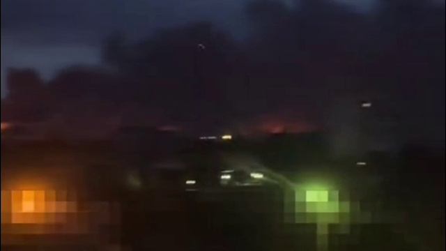 🔥 Кадры множественных прилётов по Кременчугскому НПЗ