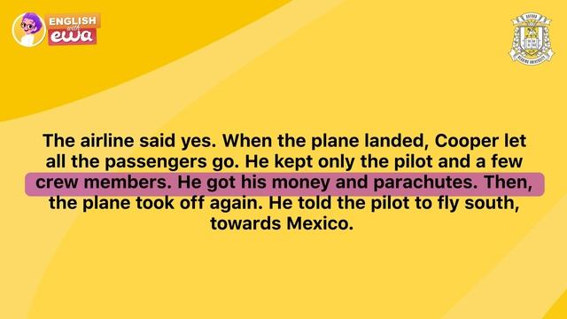 Easy English Podcast for Beginners🎧 How Did D. B. Cooper Escape with the Money 💰English Audiobook