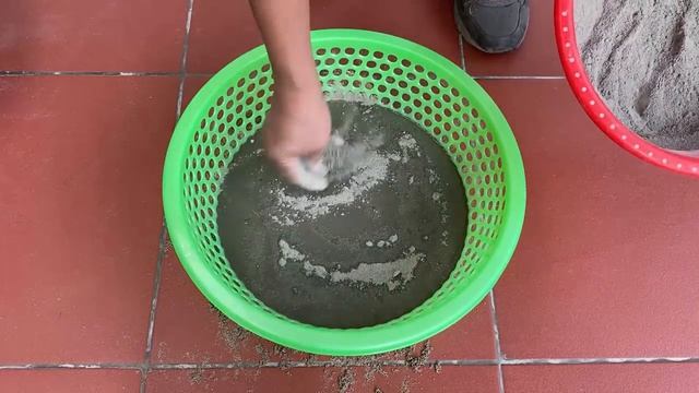ваза шар из друшлака