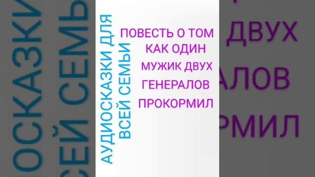 ПОВЕСТЬ О ТОМ КАК ОДИН МУЖИК ДВУХ ГЕНЕРАЛОВ ПРОКОРМИЛ