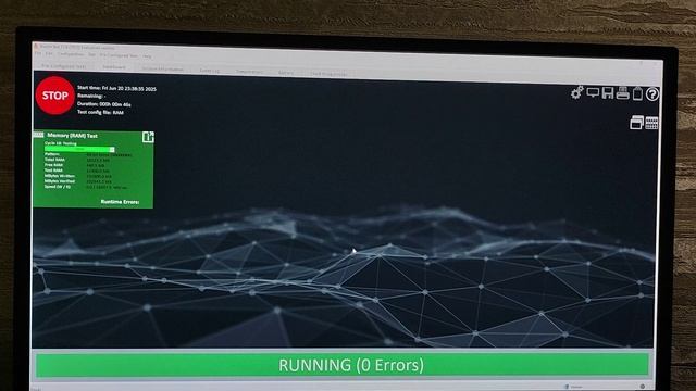 Тестирование оперативной памяти 1