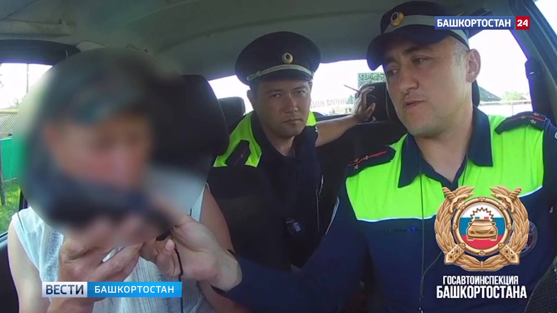 В Архангельском районе Башкортостана задержан пьяный водитель, перевозивший малолетних детей