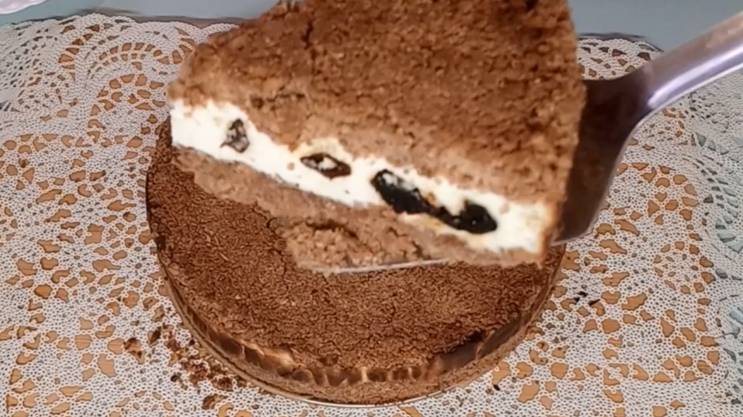 Десерт без вреда. Пирог из овсяной муки с творогом.
