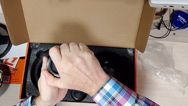 распаковка аккустики от Dl audio piton 165 comp.