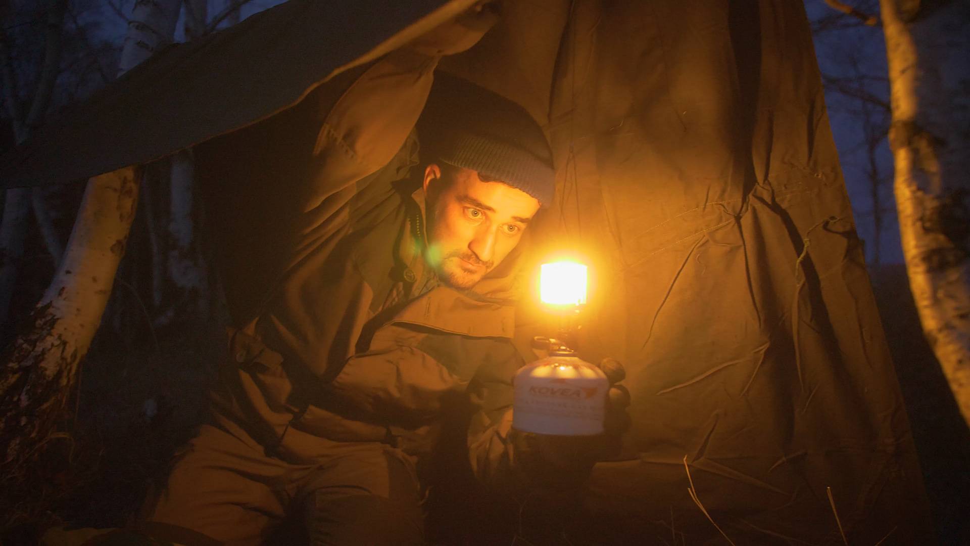 Одиночный поход с ночёвкой в лесу!