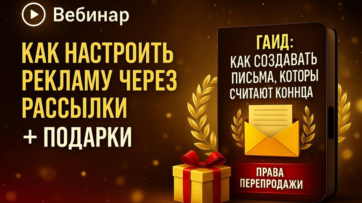 Как настроить рекламу через рассылки + Подарки