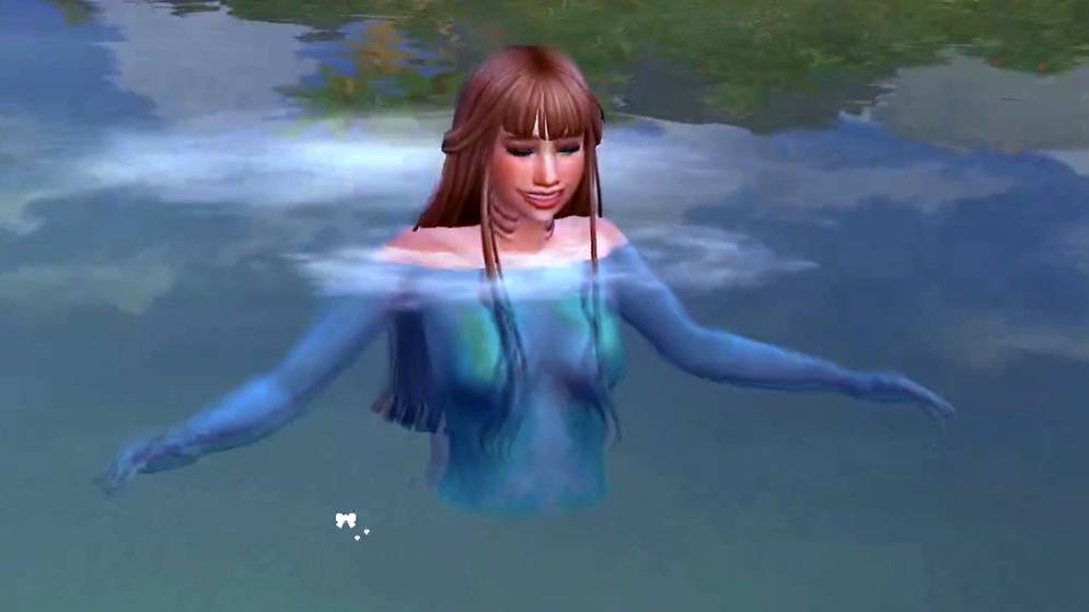 Sims 4: Русалка потеряла хвост :0