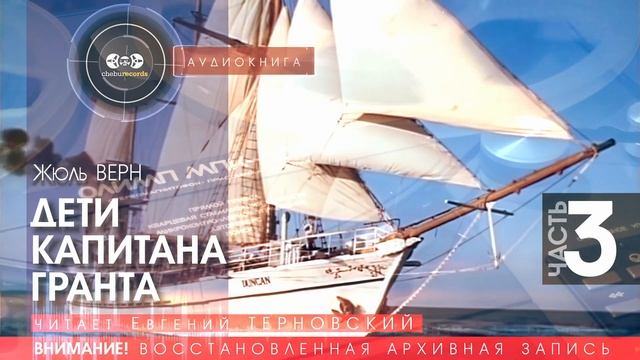 ДЕТИ КАПИТАНА ГРАНТА - часть 3 - Жуль ВЕРН (читает Евгений ТЕРНОВСКИЙ)  аудиокниги