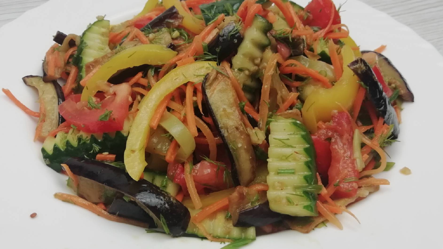 Такого ВКУСНОГО САЛАТА Вы Еще Не Пробовали! БАКЛАЖАНЫ ПО-КОРЕЙСКИ/Рецепт Салаты/Рецепт Баклажаны