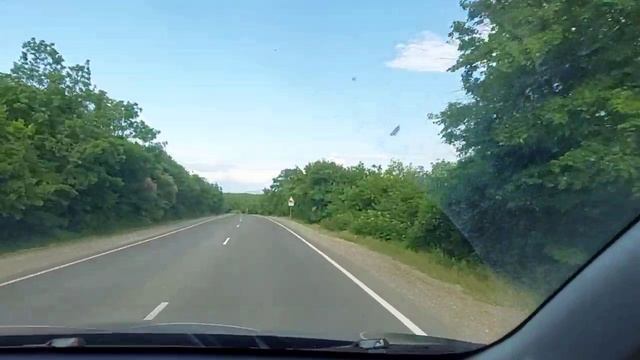 Дорога домой из Анапы в Натухаевскую. Болтаем.