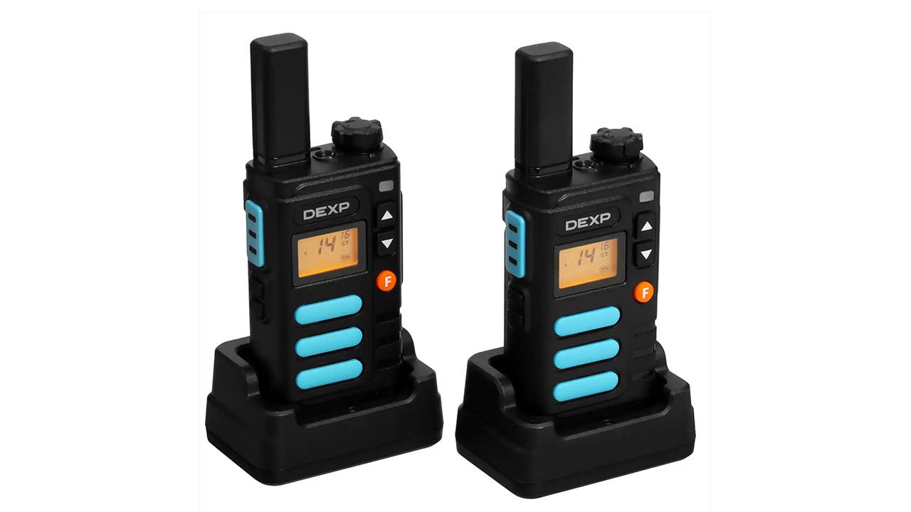 2 PMR рации с ЖК-дисплеем и подсветкой