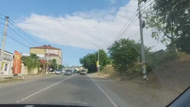 Дорога домой из Анапы в Натухаевскую. Болтаем.
