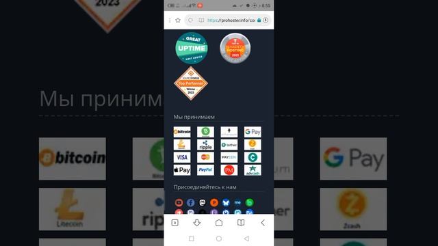 Панель управления хостингом