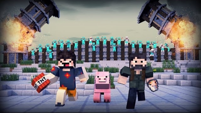 Minecraft фильм: "ГРИФЕРЫ 2" - Фильм первый