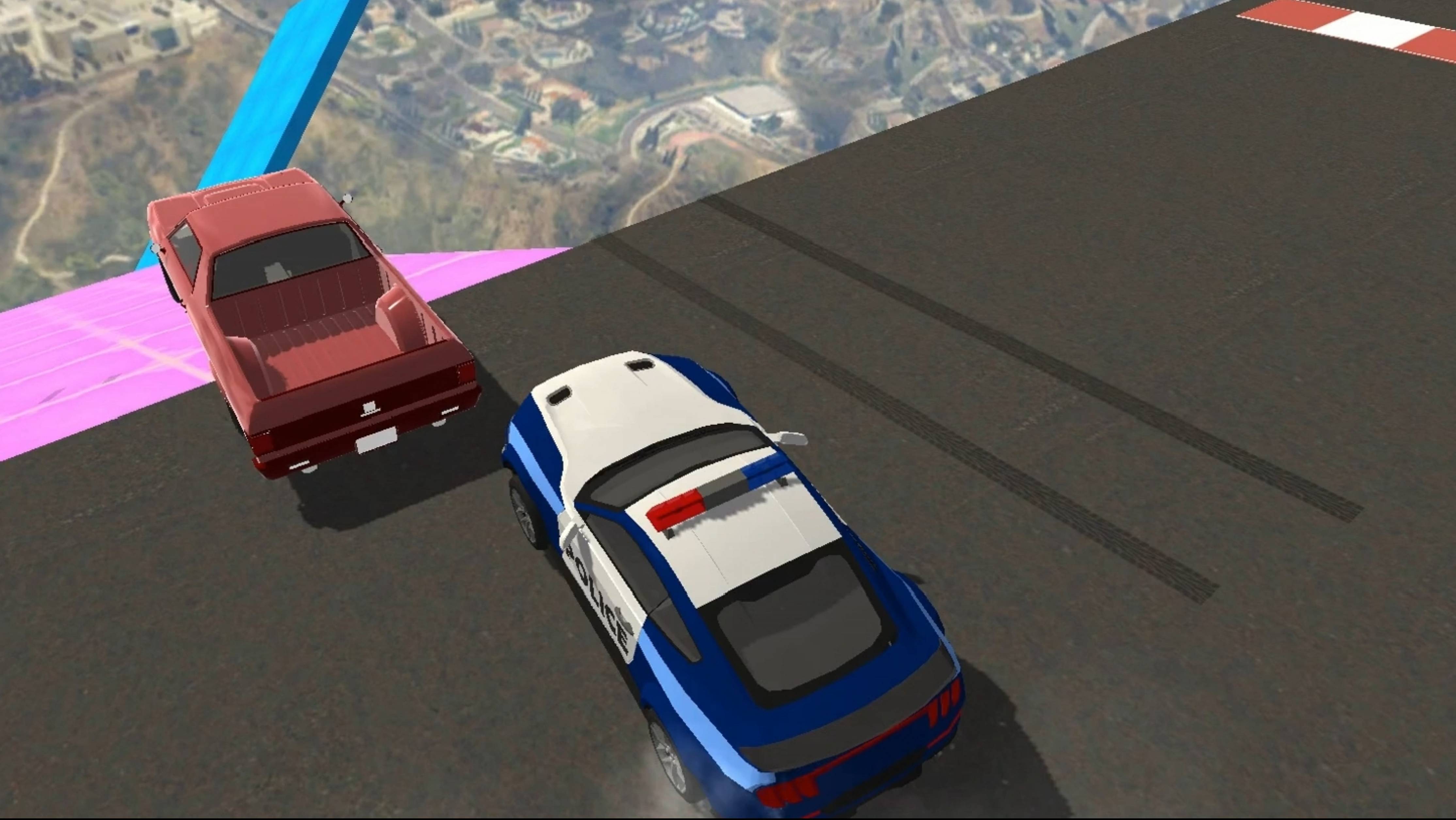 ПОЛИЦЕЙСКАЯ МАШИНА / МАШИНЫ ЛЕТАЮТ И ПАДАЮТ