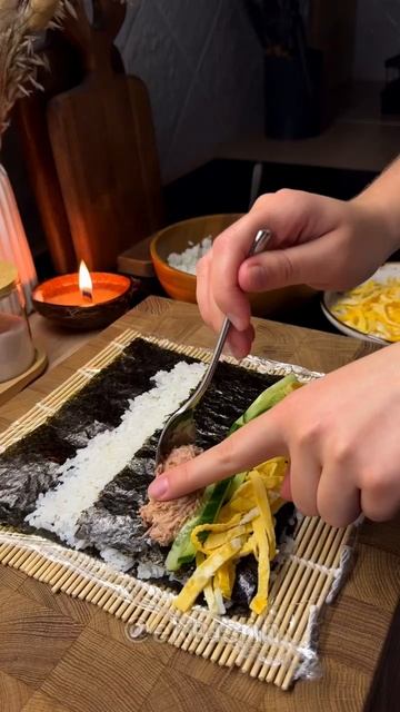 Корейские роллы - кимбап 🥢