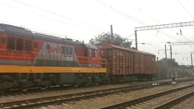 ЧМЭ3-3801 вывозной по ст. Гниловская