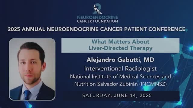 8. ＂What Matters About Liver-Directed Therapy＂ • Dr. Gabutti • @NCFCancer